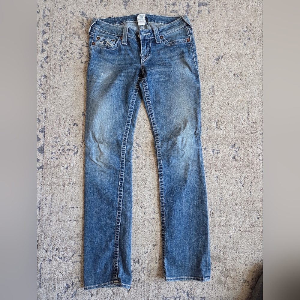 Women's True Religion Straight Jeans Sz 27